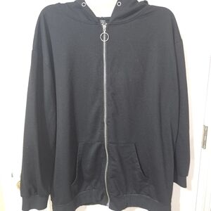 Shein Plus size zip-up hoodie